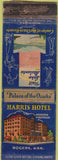 Matchbook Cover - Harris Hotel Rogers AR