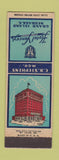 Matchbook Cover - Hotel Yancey Grand Island NE