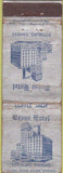 Matchbook Cover - Besse Hotel Pittsburg KS POOR