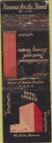 Matchbook Cover - Hotel Lassen Wichita KS POOR