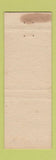 Matchbook Cover - Shelburne Inn Cabins NH low phone # WORN