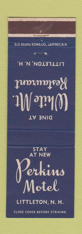 Matchbook Cover - Perkins Motel Littleton NH