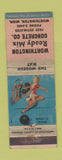 Matchbook Cover - Worthington Ready Mix Concrete MN pinup WORN