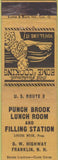 Matchbook Cover - Punch Brook Lunch Room Franklin NH 30s