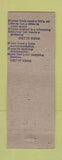 Matchbook Cover - Gene's Texaco oil gas Dalton GA pinup