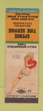 Matchbook Cover Spence Tire Service Walla Walla WA low phone # Kelly Springfield