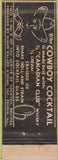 Matchbook Cover - Canadian Club Whisky Stineway Drugs Chicago CREASES