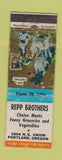 Matchbook Cover - Repp Brothers Grocery Portland OR WORN