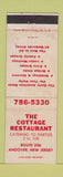 Matchbook Cover - The Cottage Restaurant Andover NJ WEAR