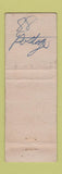 Matchbook Cover - Kenesaw Ford Motors NE low phone # WORN