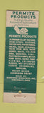 Matchbook Cover - Permite Products Auto Parts South Gate CA