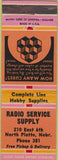 Matchbook Cover - Radio Service Supply North Platte NE