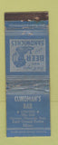 Matchbook Cover - Clingman's Bar East Grand Forks MN ADVANCE WORN