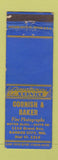Matchbook Cover - Cornish and Baker Photographs Kansas City MO WEAR