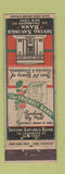 Matchbook Cover - Irving Savings Bank New York City
