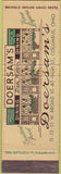 Matchbook Cover - Doersam's Restaurant Columbus OH WORN