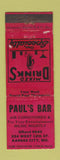 Matchbook Cover - Paul's Bar Kansas City MO WEAR