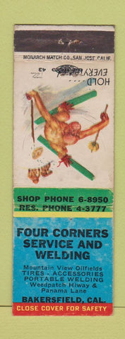 Matchbook Cover - Four Corners Service Welding Bakersfield CA WEAR