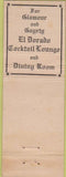 Matchbook Cover - Commodore Perry Hotel Toledo OH