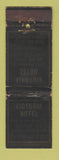Matchbook Cover - Victoria Hotel Chicago IL LONG WEAR
