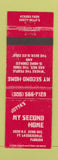 Matchbook Cover - Jutta's Second Home Fort Lauderdale FL