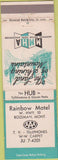 Matchbook Cover - Rainbow Motel Bozeman MT