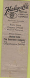 Matchbook Cover - Harleysville Insurance Soudertown PA WEAR