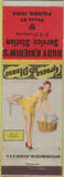 Matchbook Cover - Knierim's DX Oil Gas Palmer IA pinup