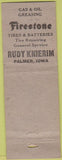 Matchbook Cover - Knierim's DX Oil Gas Palmer IA pinup