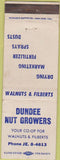 Matchbook Cover - Dundee Nut Growers OR?