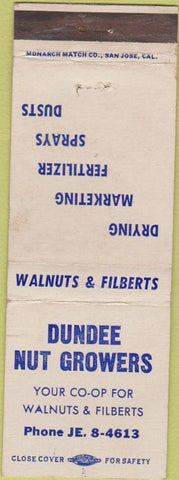 Matchbook Cover - Dundee Nut Growers OR?