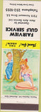 Matchbook Cover - Fairview Gulf Service oil gas hillbilly