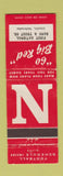 Matchbook Cover - 1st Bank Lincoln NE Cornhuskers Football 1969 Schedule WEAR