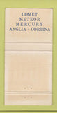Matchbook Cover - 1965 Mercury Nesbitt Kingston ON 30 Strike