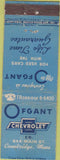 Matchbook Cover - Ofgant Chevrolet Cambridge MA