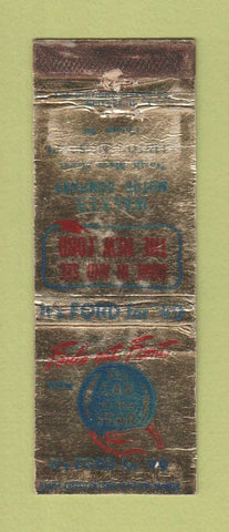 Matchbook Cover - 1949 Ford Walker Motors Linton MO low phone # WORN