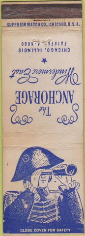 Matchbook Cover - The Anchorage Windermere East Chicago IL