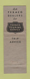 Matchbook Cover - Art's Texaco oil gas Erie PA WEAR