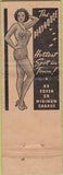 Matchbook Cover - Playhouse Chicago IL GIRLIE WORN