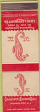 Matchbook Cover - Chalfonte Haddon Hall Atlantic City NJ