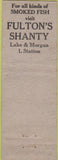 Matchbook Cover - Fulton's Shanty Chicago IL