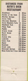 Matchbook Cover - Ruth's Over Acacia Park Colorado Springs CO