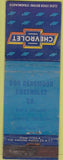 Matchbook Cover - Don Densmoor Chevrolet Albany OR WORN