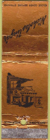 Matchbook Cover - Nicholas Unga'r NO TOWN