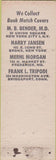Matchbook Cover - RMS Conention Richmond VA 1953 hillbilly