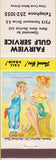 Matchbook Cover - Fairview Gulf Service oil gas hillbilly
