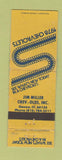 Matchbook Cover - 1978 Chevrolet Jim Miller Oldsmobile Genoa IL