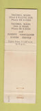 Matchbook Cover - Brad's Family Restaurant Tacoma Seattle Burien Everett WA