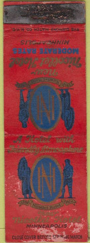 Matchbook Cover - Nicollet Hotel Minneapolis MN WEAR