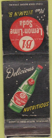 Matchbook Cover - B1 Lemon Lime Soda WEAR